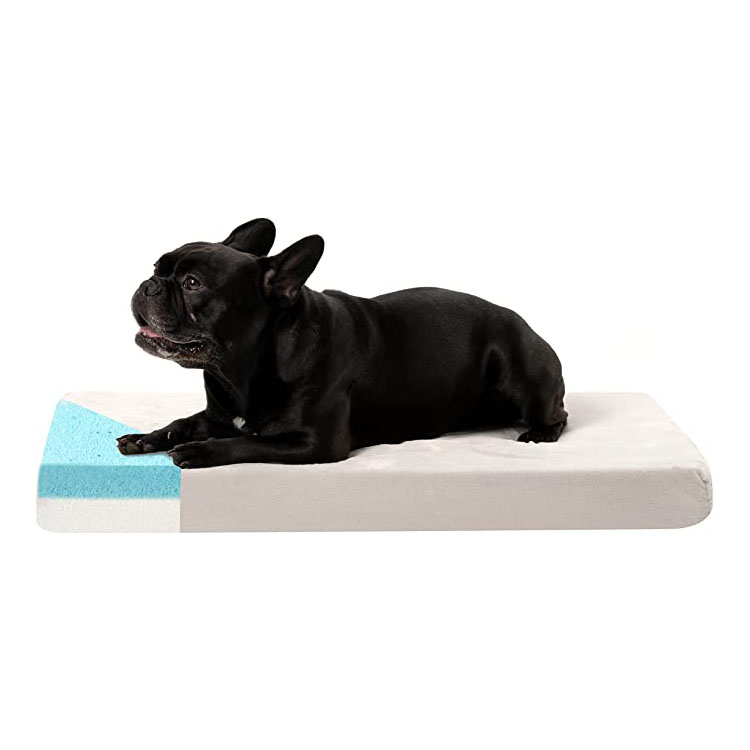 Hot Sale Round Washable Faux Fur Ortopedicag Gel Cooling Dog Calming Bed