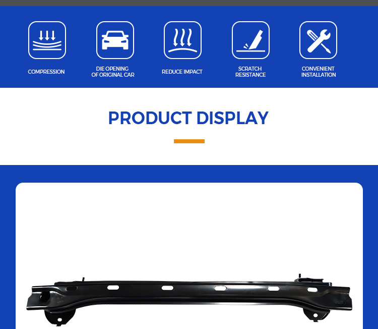 Barra di rinforzo antiurto per paraurti posteriore BMW 535i/528i 2011-2017