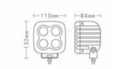 Lampa de conducere led 80w