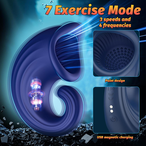 Envoltura de cuentas de silicona de 360 ​​​​grados con vibraci&oacute;n de 10 toques