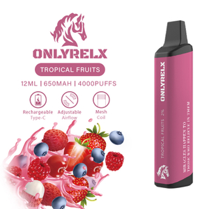Onlyrelx Hero4000 Tropical Fruits Vape Pen