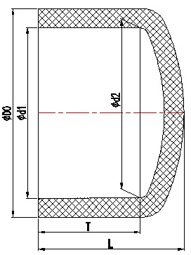 Plastov&aacute; koncovka z PVC PN16, potrubn&iacute; fitinky