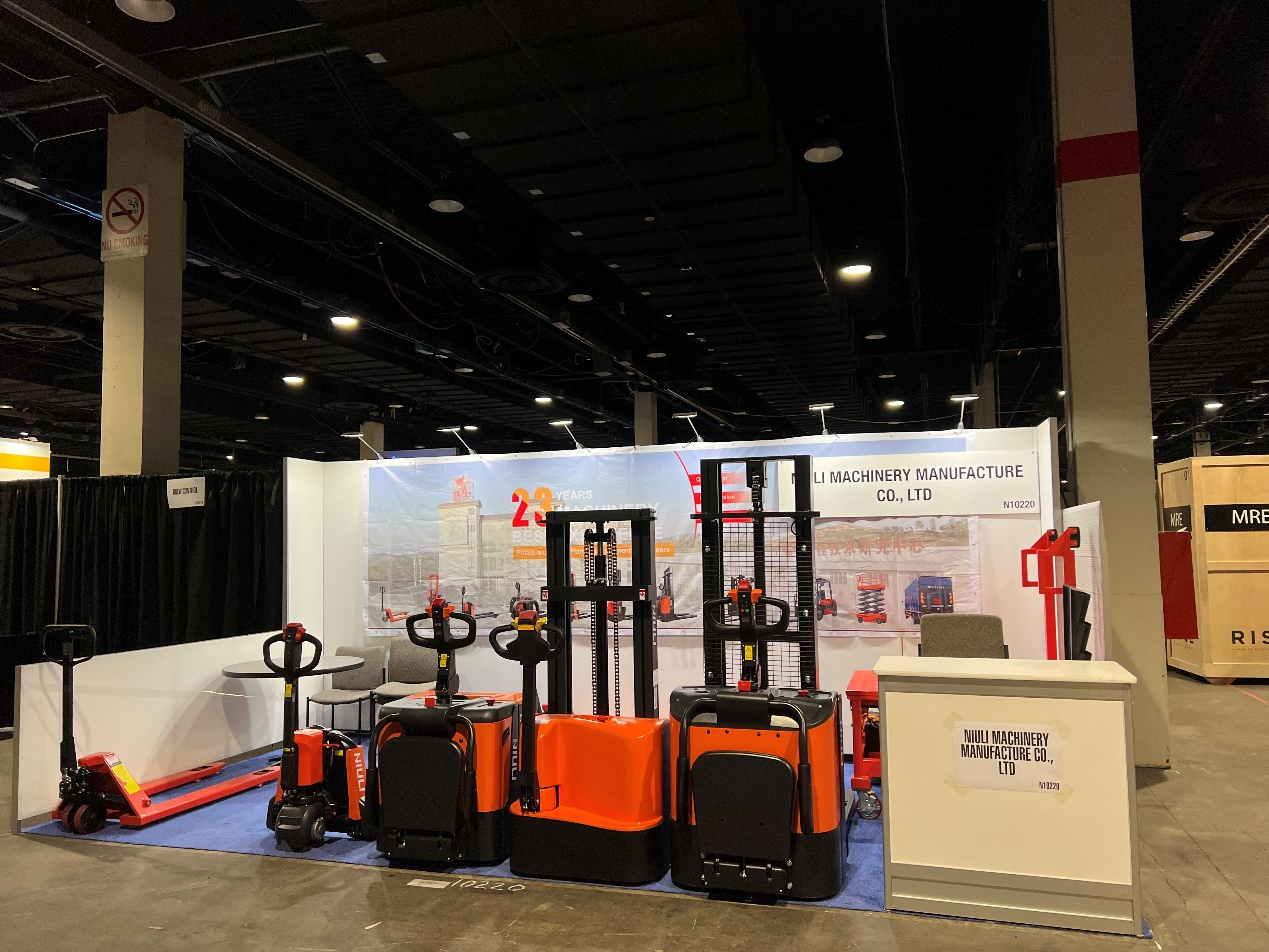 የኤሌክትሪክ pallet stacker