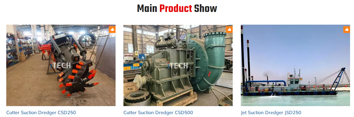 Flussbaggerausr&uuml;stung zu verkaufen