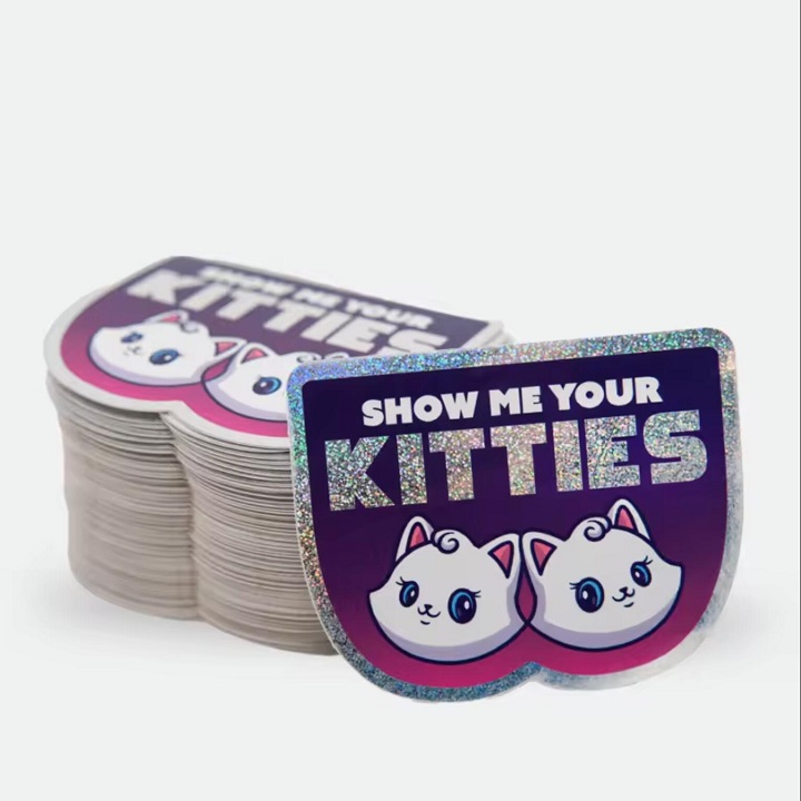 stiker bintang berkilauan