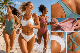 깔끔한 솔기와 활동적인 움직임이 돋보이는 2026 스윔웨어 컬렉션 샷.jpg