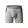 Man Qoton Breathable Spliced ​​Two Color Boxer Shorts