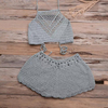 Gebl&uuml;mter Tank-Top-Badeanzug-Tankini