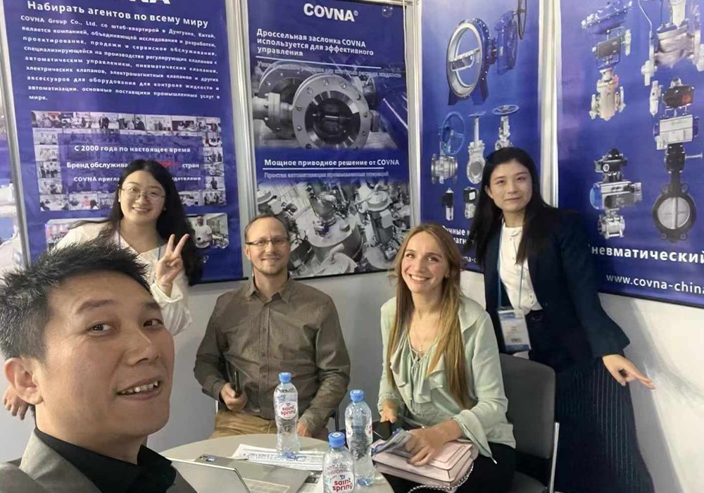 COVNA Pamerkan Penyelesaian Injap Rawatan Air di ECWATECH 2024 Moscow3