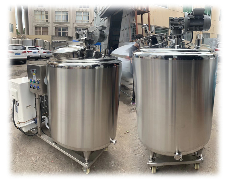Small Scale Fresh Milk Cooler Milk Cooling Tank