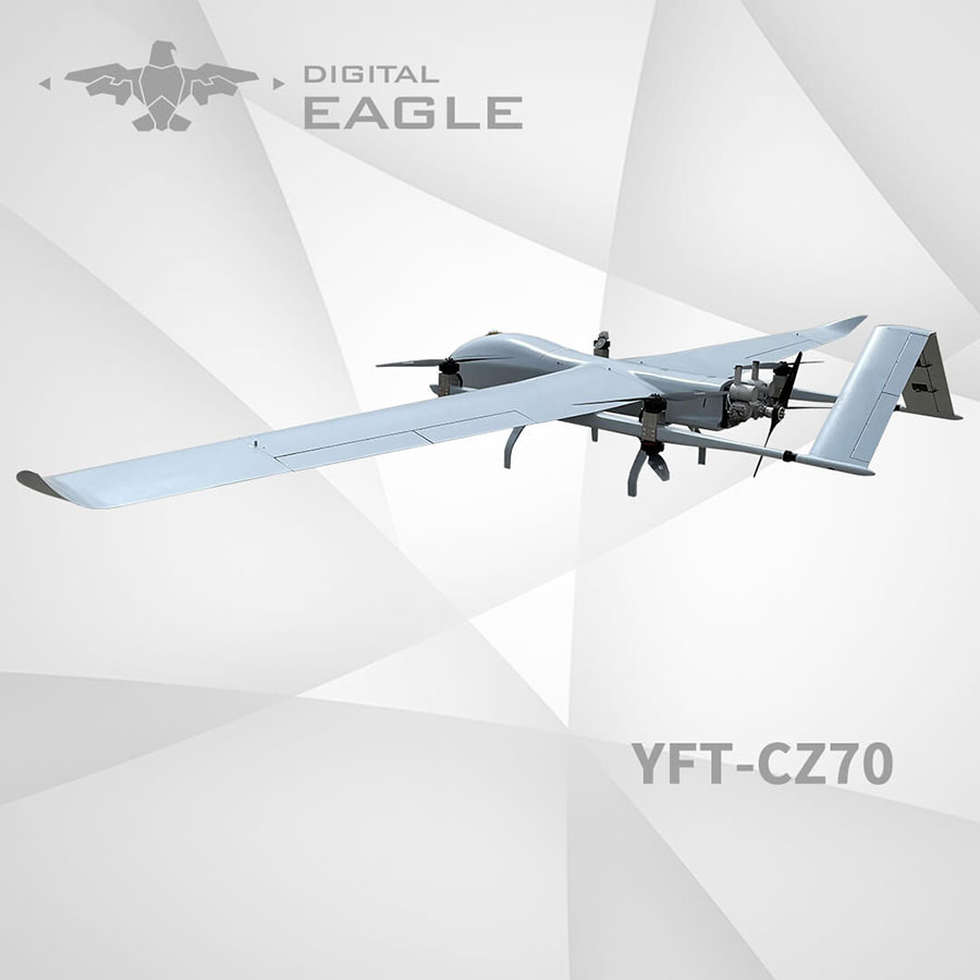 YFT-CZ70 Hybrid Long Range VTOL Fixed Wing Military Grade UAV/Drone