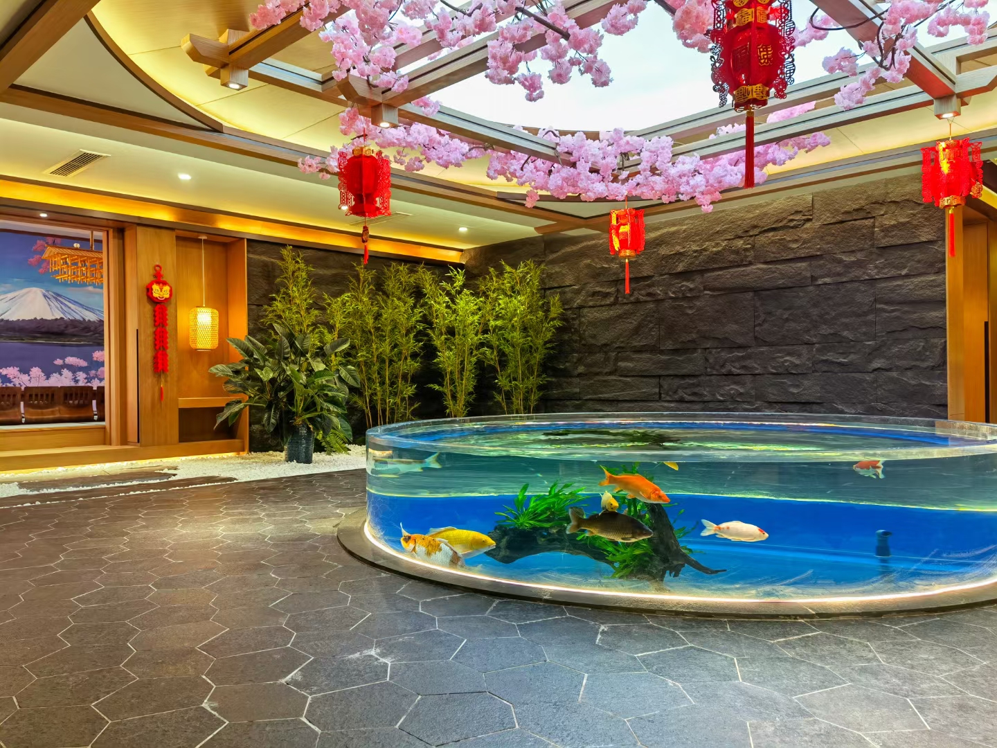 Akryl tilpasset fisketank - fabrikk