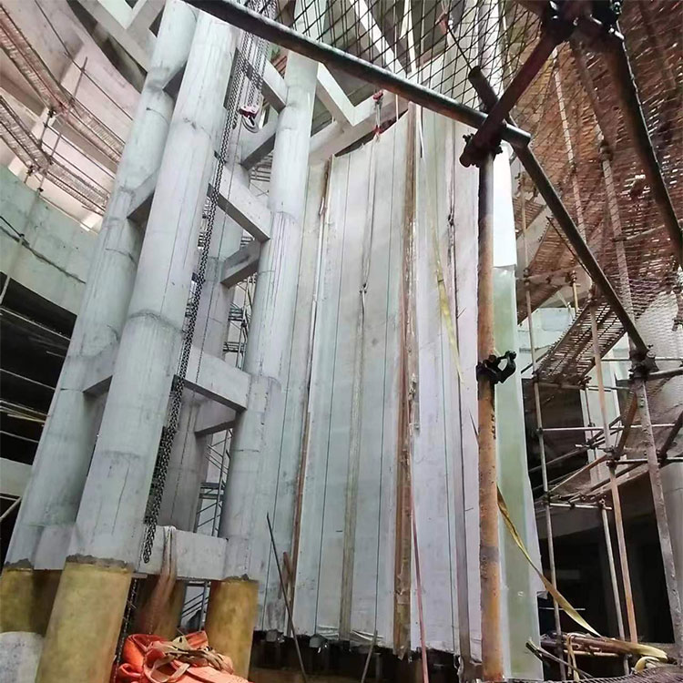 Акрылавы цыліндрычны акварыум - LEYU INSTALLATION