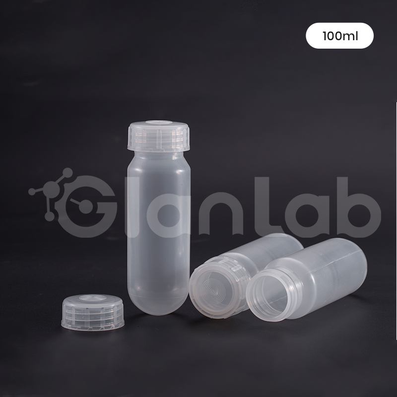Tubo centr&iacute;fugo con tapa giratoria de fondo redondo de 100 ml.1