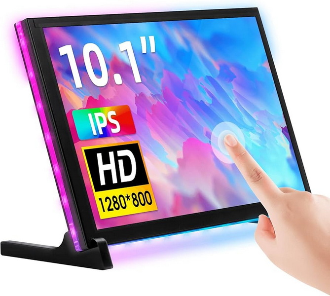 Uma tela sensível ao toque de 10 polegadas é boa para projetos ...