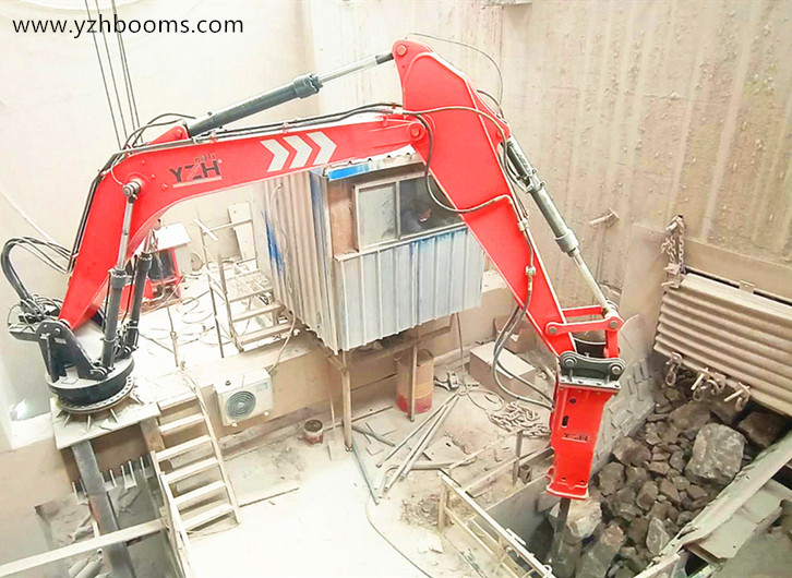 YZH stabilis Type bases BUTIO System Rock Breaker positum in usum Tangshan Manwang mea Energy Company-III