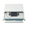  1U 12 Port SC simplex 19 Inch Rack Mount Slide Patch Panel ODF