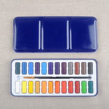 Tin Box Watercolor Pan Set