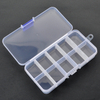 10 Grid Plastic Organizer Box 12.8x6.5x2.1cm