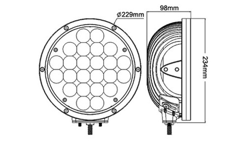 Lampu Truk Penambangan