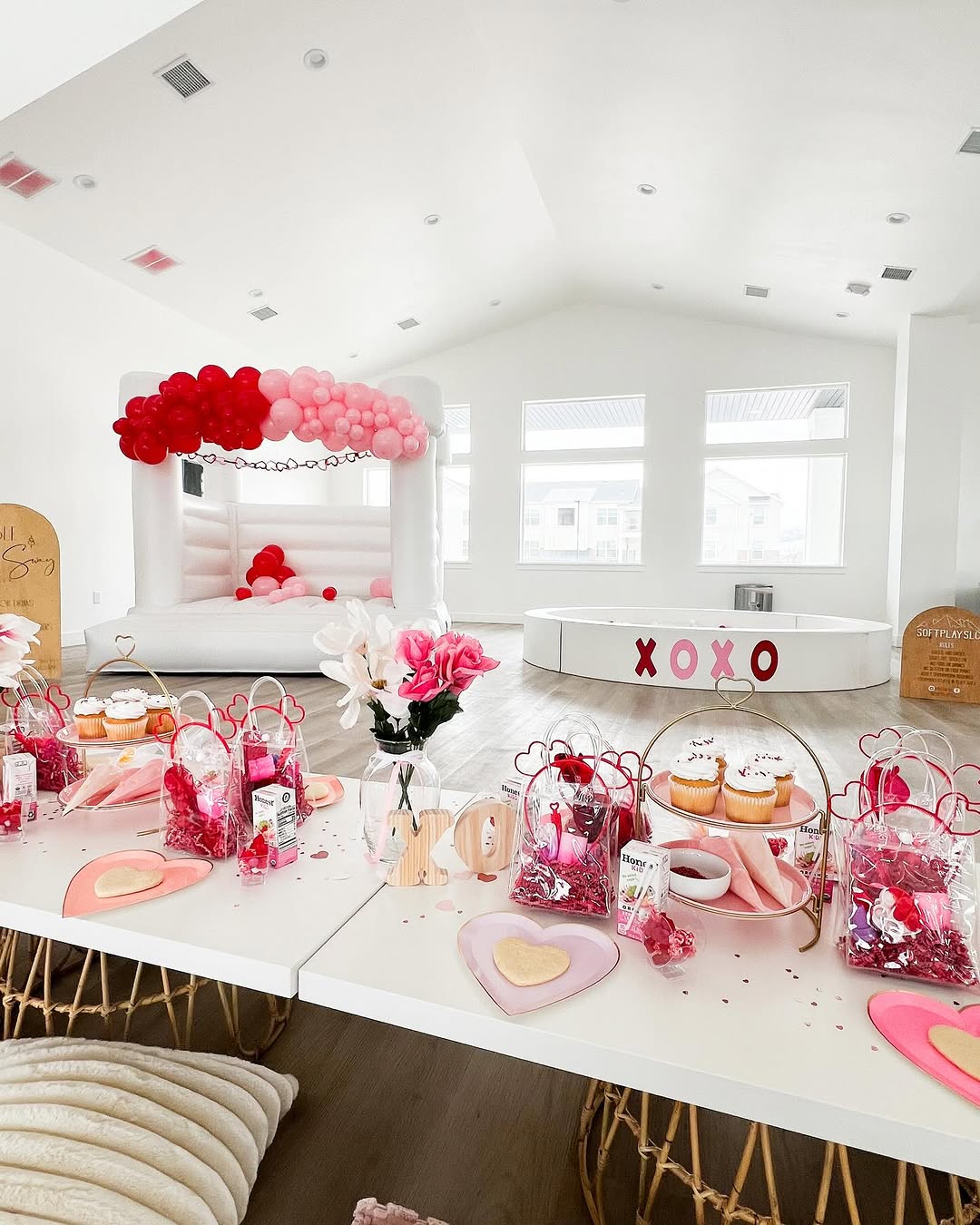 Özelleştirilmiş Yuvarlak top çukuru beyaz renk temalı oyun seti