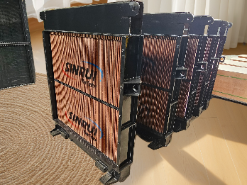 Produ&ccedil;&atilde;o do radiador do cliente Cat D11T conclu&iacute;da_副本