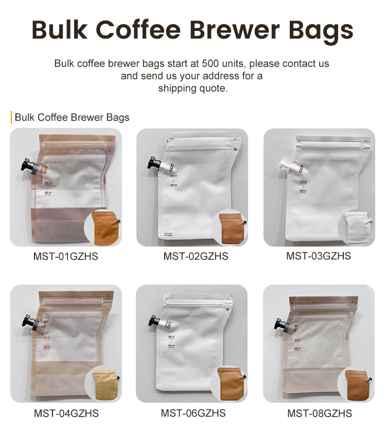 Sacos para fazer caf&eacute;