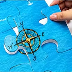 বড় টুকরা ধাঁধা