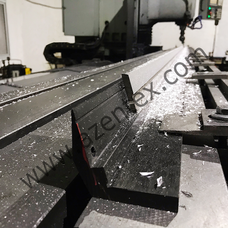 Cama de agulha de fibra de carbono para máquina Raschel