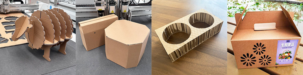 картонска кутија-узорци-машина за сечење