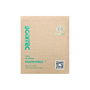 Anuncio publicitario KRAFBUBBLE marrón grande de 3 capas 200 piezas (272 mm × 315 mm / 10,7 '' × 12,4 '')