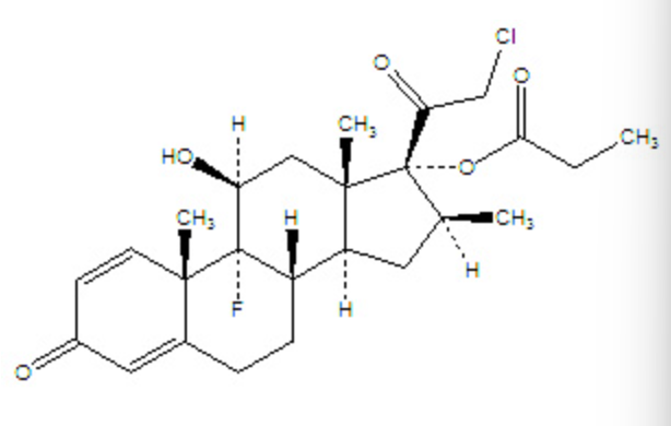 Clobetasol-Propionate Molecular structure