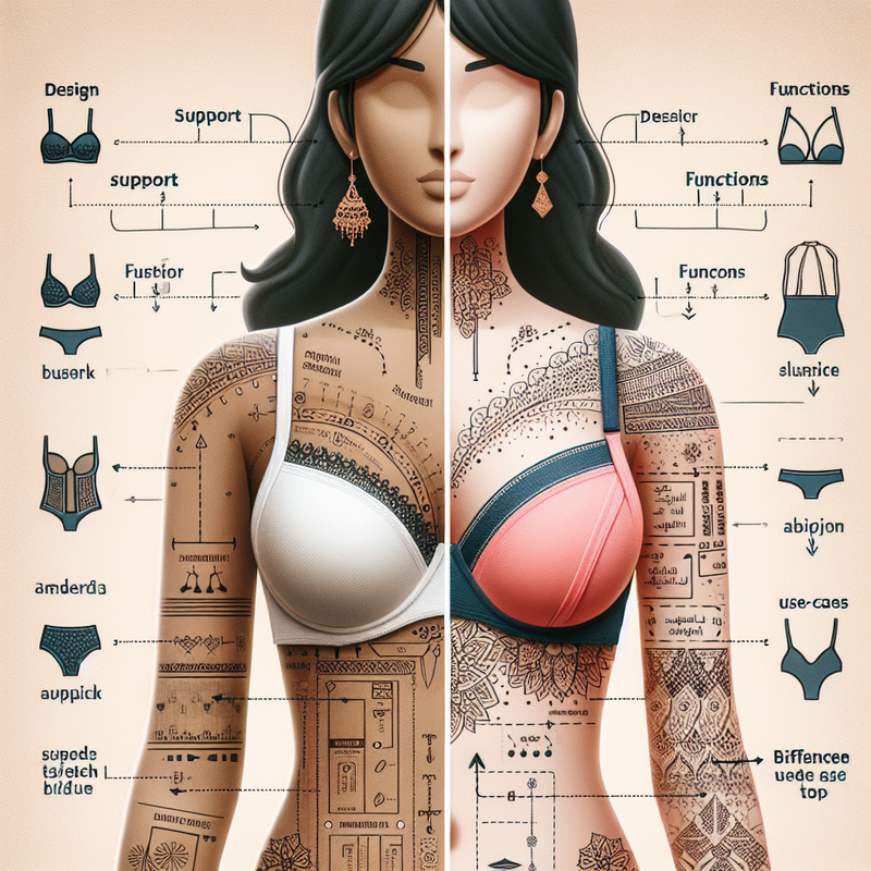Lady Bra vs Bikini: Prìomh eadar-dhealachaidhean