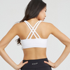 Strappy Womens Sports BH W&auml;iss