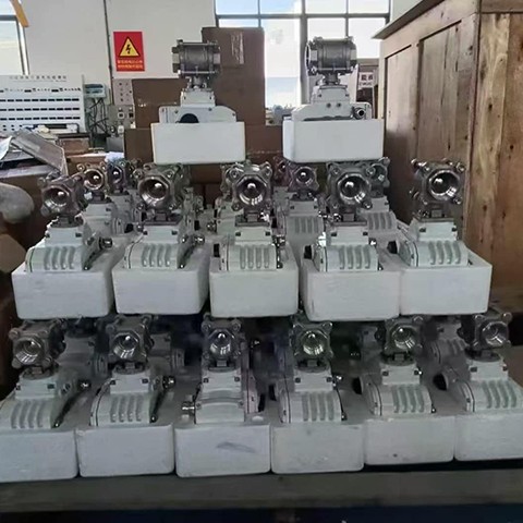 Elektrische Flansch-Absperrklappe mit weicher Dichtung COVNA Factory