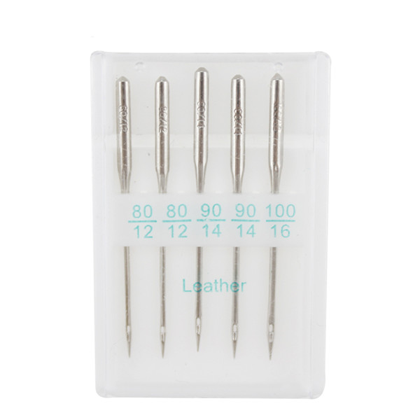 Sewing Machine Needle 80-80-90-90-100 5pcs Leather 14088