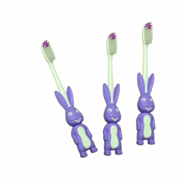 Зубная щетка для детей в форме кролика