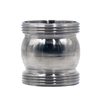 Hygienic Stainless Steel flanged non return valve ball type