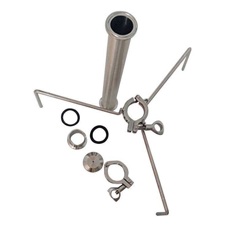Sanitary open blast extractor