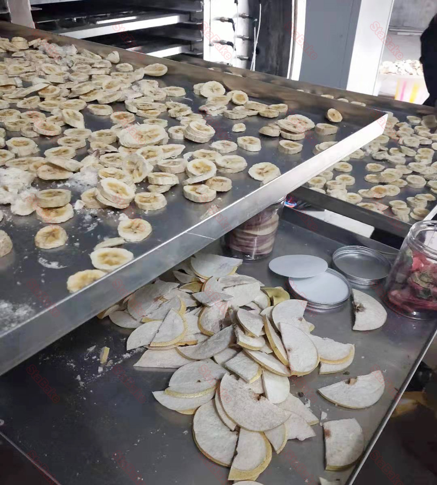 fruit banana freezing drying
