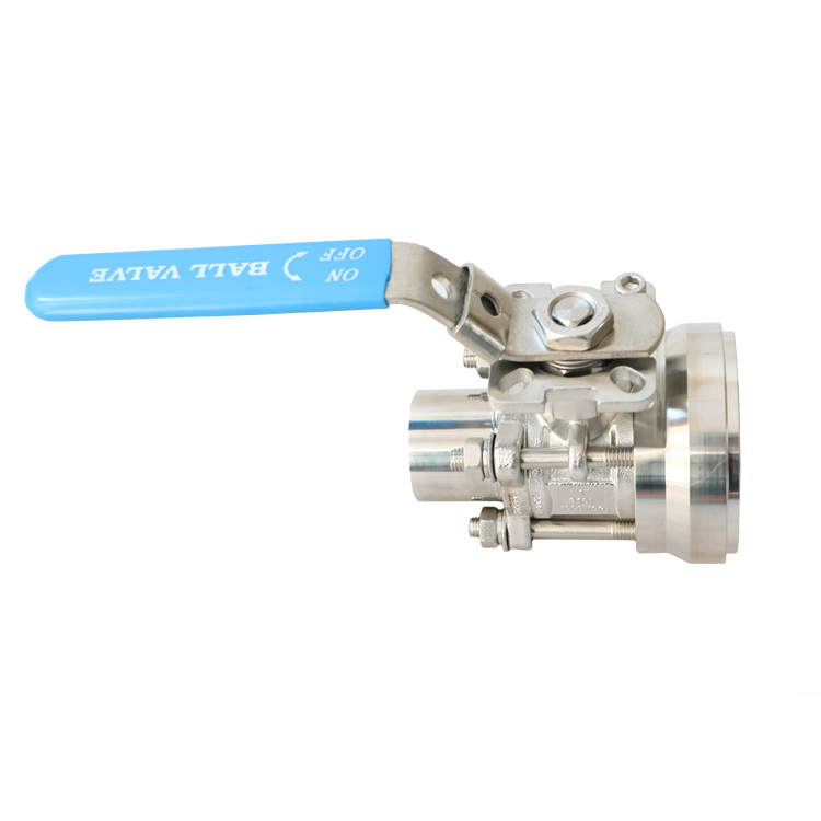 Hygienic Stainless Steel Manual Tank Bottom Ball Valve