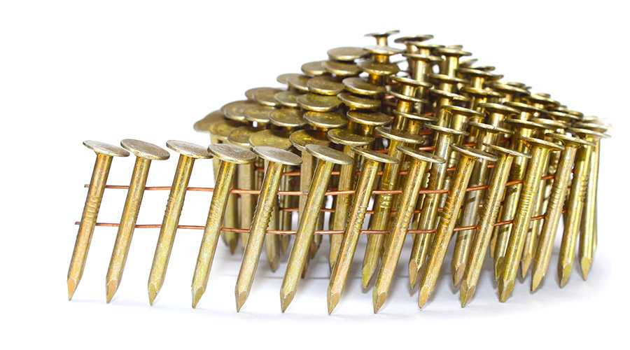 7/8 pollici. x 0,120 pollici. Chiodi per coperture a spirale per coperture