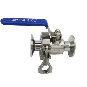 Sanitary Easy Clean Tri Clamp Ball Valve with Quick Connection