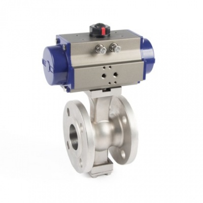 Valvole a sfera pneumatiche con flangia tipo V-400-400