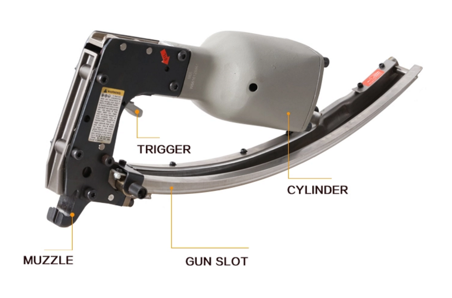 KYA M46 Pneumatiese Clinch Clip Tool - Liggewig 3,3 kg