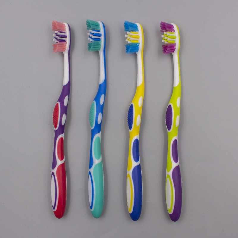 Цветочная зубная щетка для массажа десен