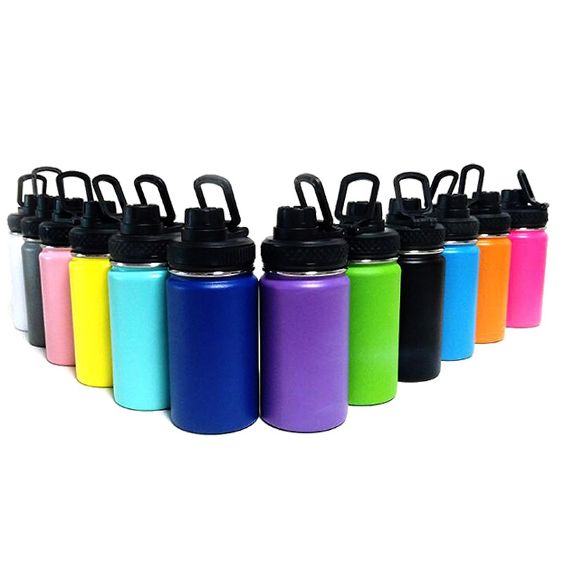 12oz portable outdoor Muliticolored Insulated Thermo Flask mini Stainless Steel vacuum Tumbler