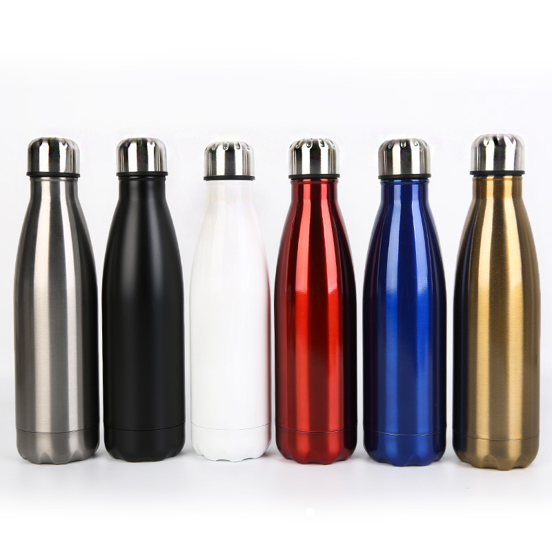 Top Selling Custom Cola Shaped Flask Vacuum Thermos Insulated Stainless Steel Water Bottle