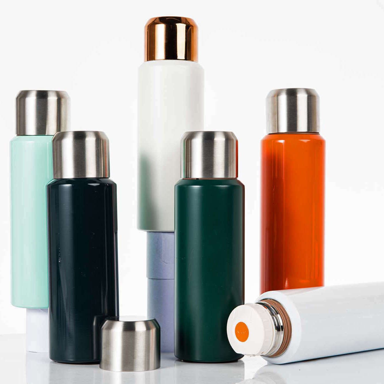 Custom LOGO Wholesale Price Insulated Thermal 316 Stainless Steel Water Bottle with Infuser