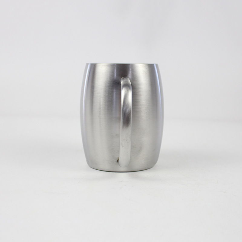 450ml Custom Printed Stainless Steel Tumbler Coffee Travel Mug with Handle